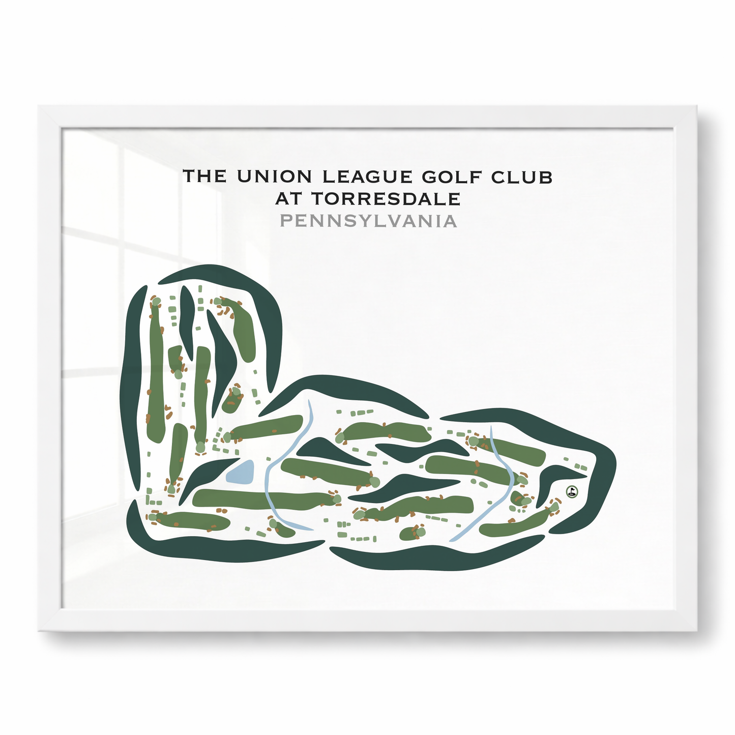 The Union League Golf club at Torresdale, Pennsylvania - Printed Golf Courses