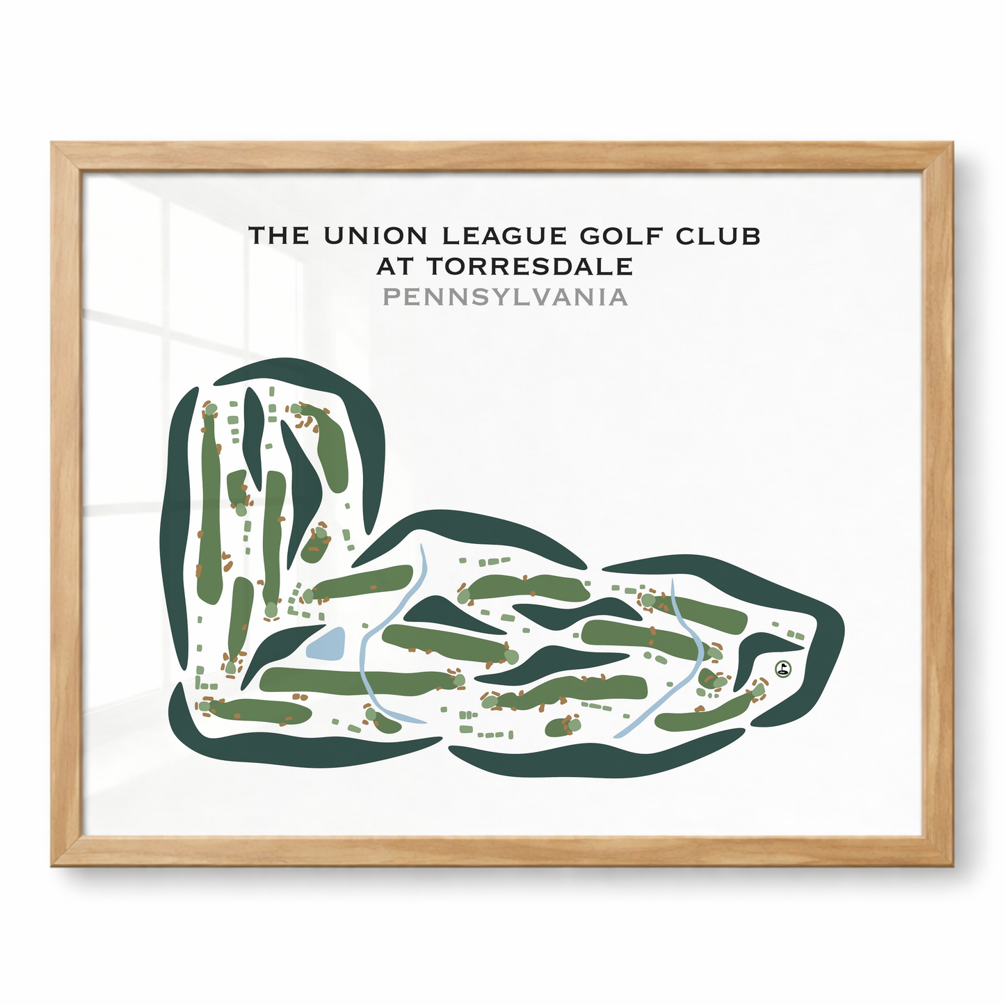 The Union League Golf club at Torresdale, Pennsylvania - Printed Golf Courses