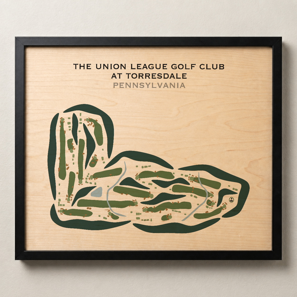 The Union League Golf club at Torresdale, Pennsylvania - Printed Golf Courses