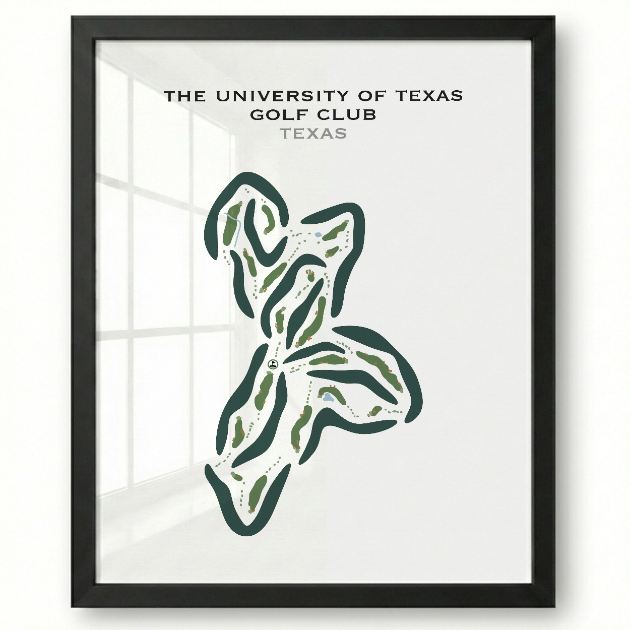 The University of Texas Golf Club, Texas - Printed Golf Courses