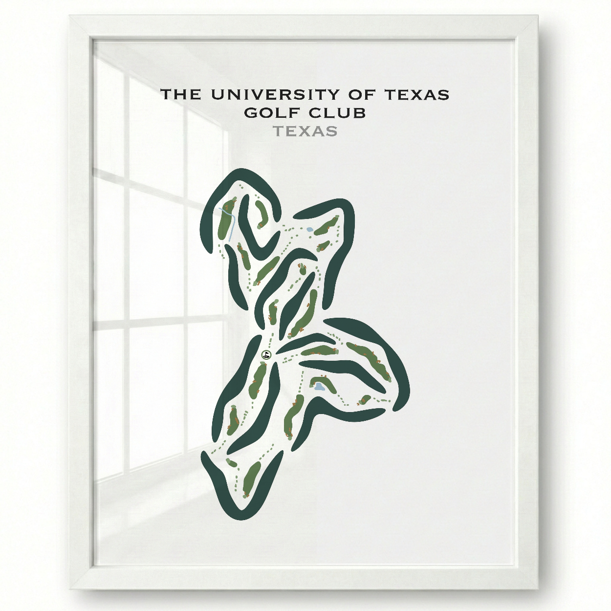 The University of Texas Golf Club, Texas - Printed Golf Courses