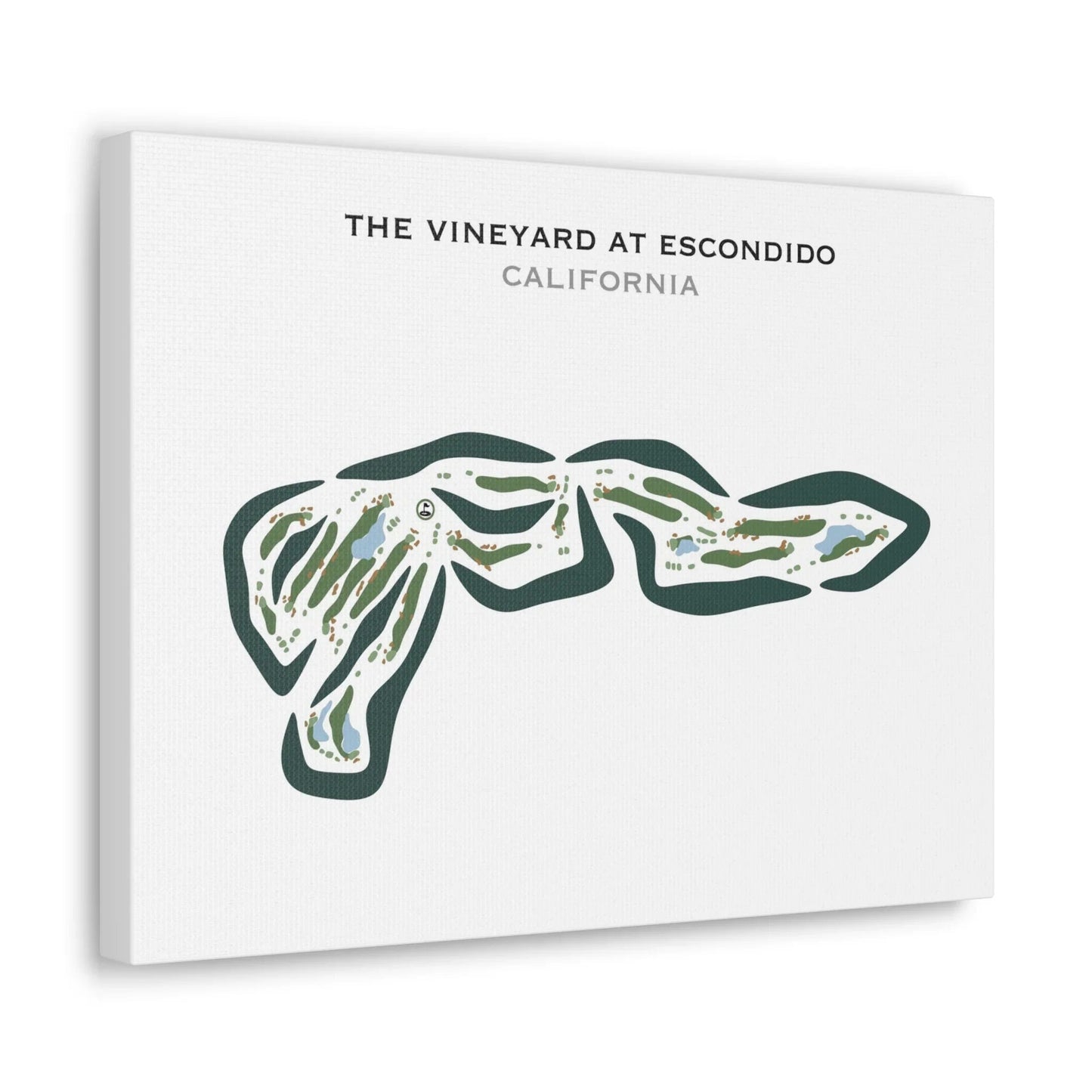 The Vineyard at Escondido, California - Printed Golf Courses