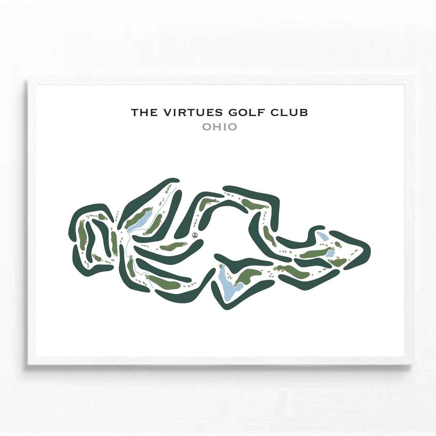 The Virtues Golf Club, Ohio - Printed Golf Courses