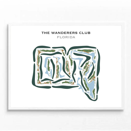 The Wanderers Club, Florida - Printed Golf Courses