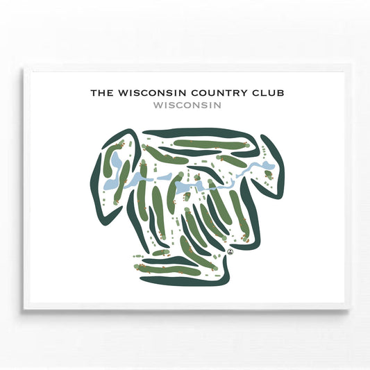 The Wisconsin Country Club, Wisconsin - Printed Golf Courses
