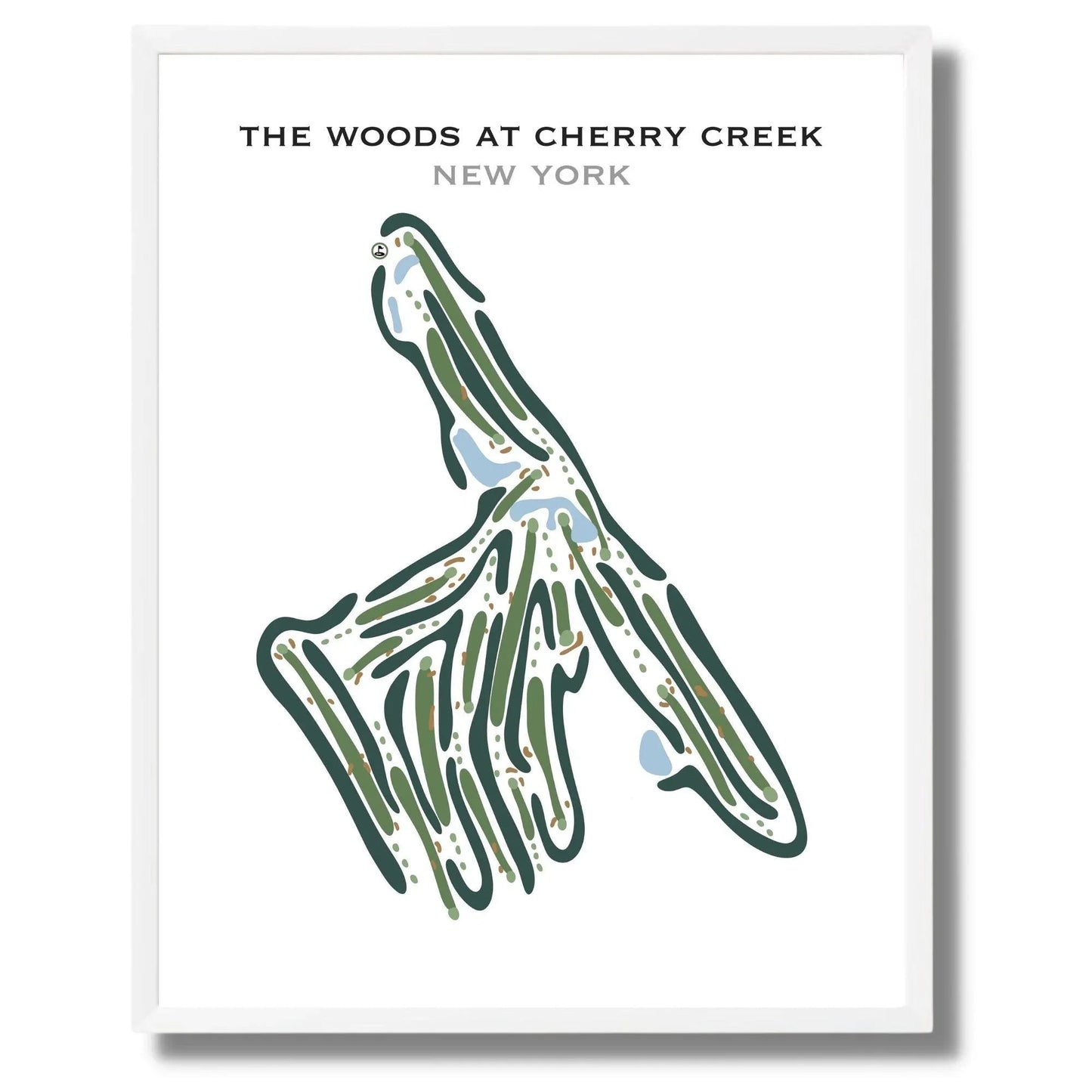 The Woods At Cherry Creek, New York - Printed Golf Courses