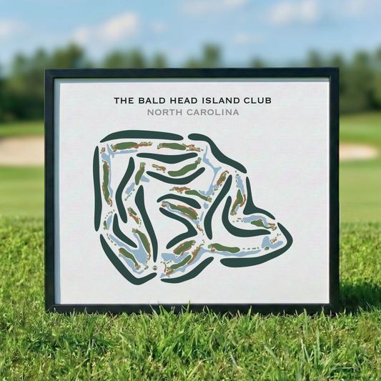 The Bald Head Island Club, North Carolina - Printed Golf Courses