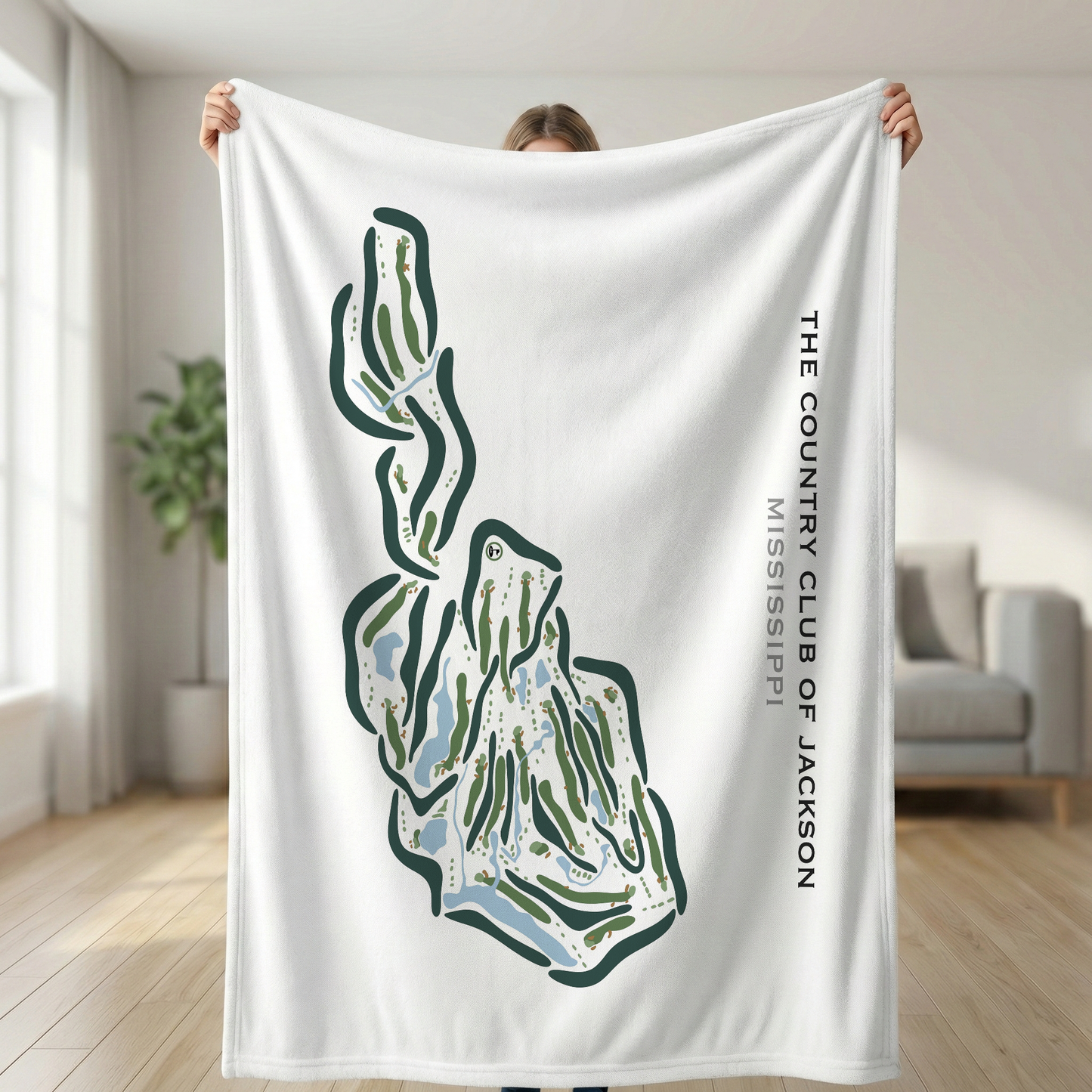 The Country Club of Jackson, Mississippi - Printed Golf Courses