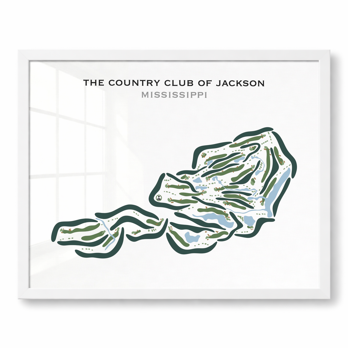 The Country Club of Jackson, Mississippi - Printed Golf Courses