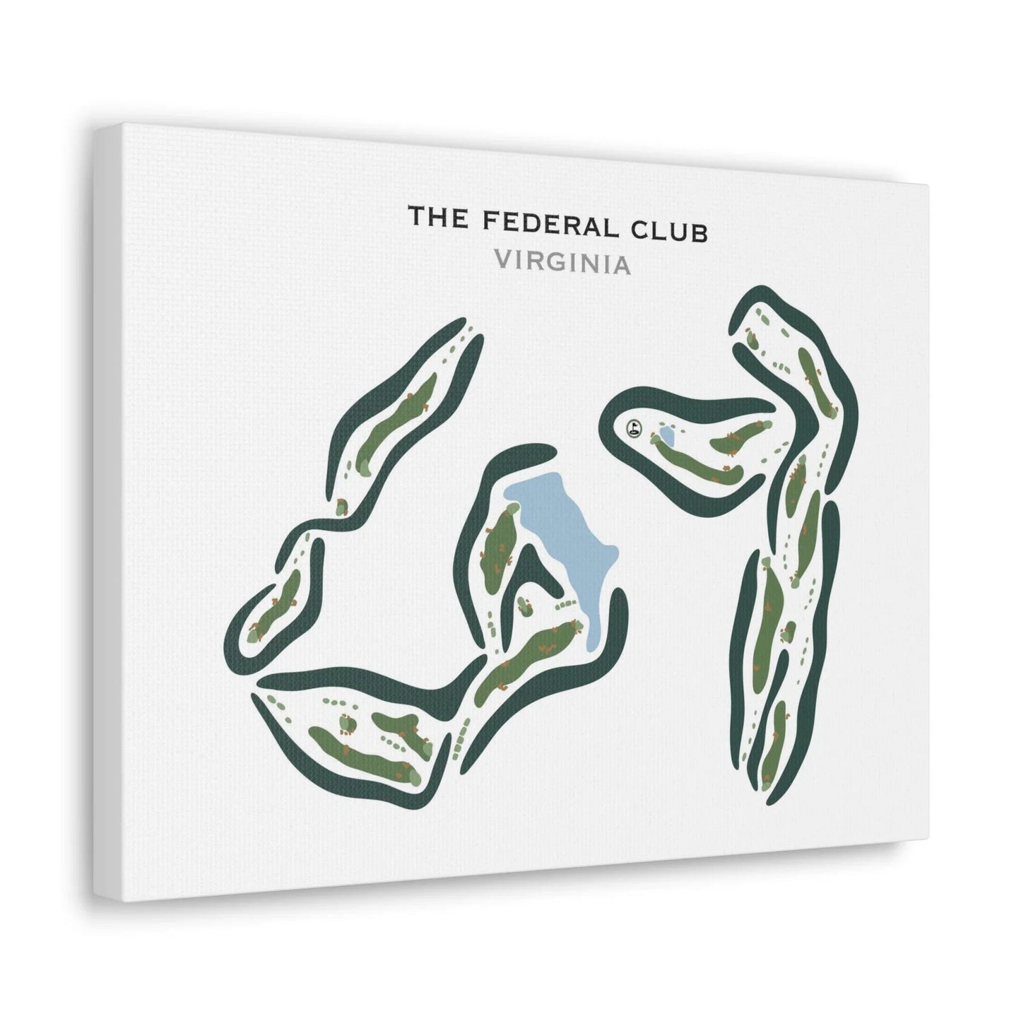 The Federal Club, Virginia - Printed Golf Courses