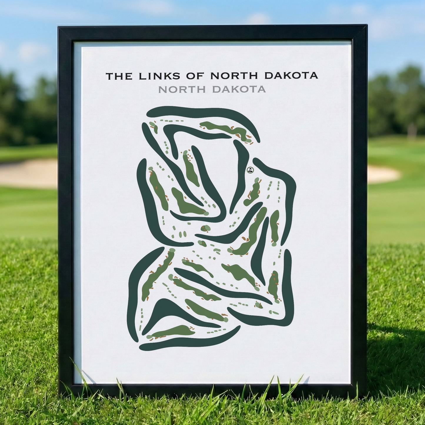 The Links of North Dakota, North Dakota - Printed Golf Courses