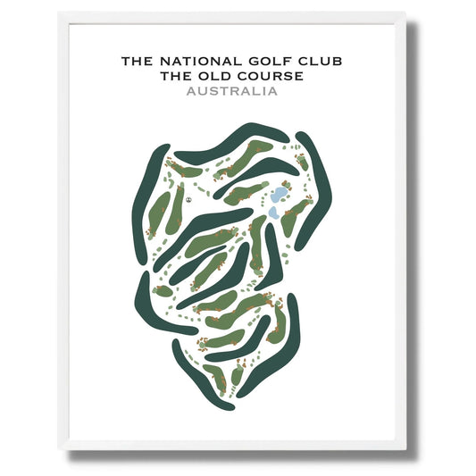 The National Golf Club - The Old Course, Australia - Printed Golf Courses