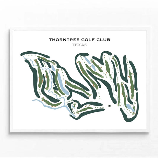 Thorntree Golf Club, Texas - Printed Golf Courses