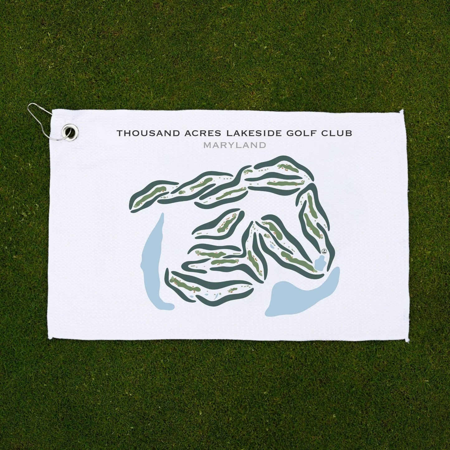 Thousand Acres Lakeside Golf Club, Maryland - Printed Golf Courses