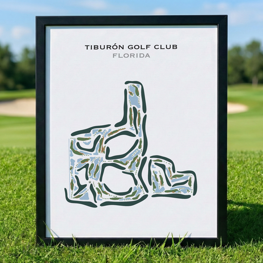 Tiburón Golf Club, Florida - Printed Golf Courses