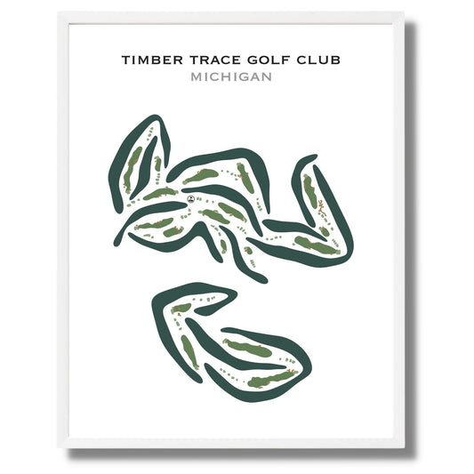Timber Trace Golf Club, Michigan - Printed Golf Courses