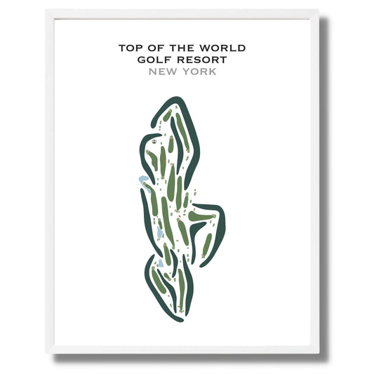 Top of the World Golf Resort, New York - Printed Golf Courses