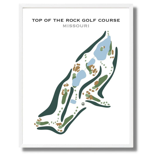 Top Of The Rock, Missouri - Printed Golf Courses