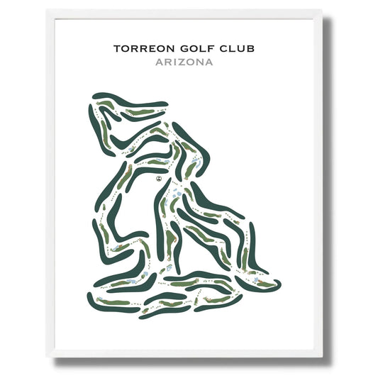 Torreon Golf Club, Arizona - Printed Golf Course