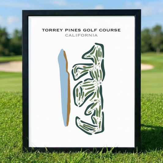 Torrey Pines Golf Course, California - Printed Golf Courses