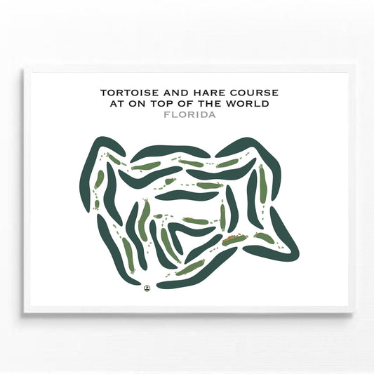 Tortoise & Hare at On Top of the World, Florida - Printed Golf Courses