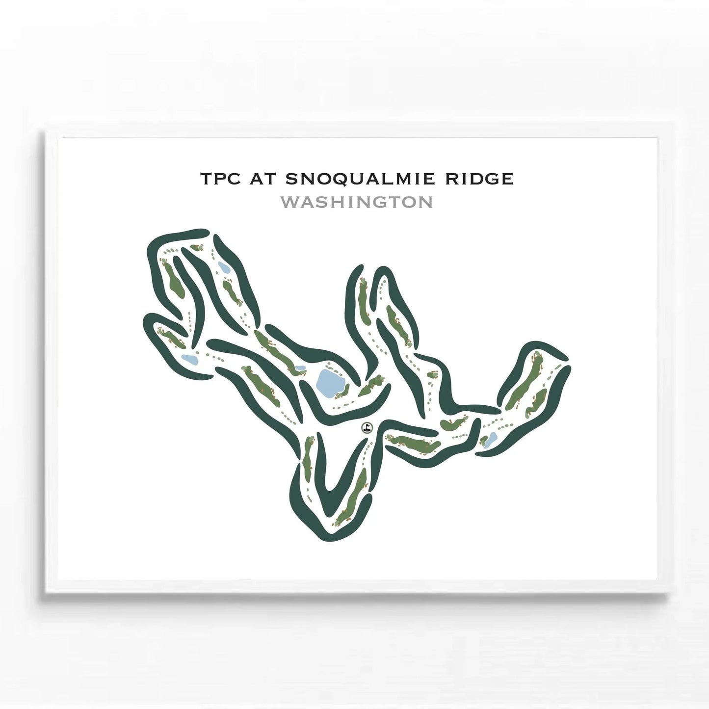 TPC at Snoqualmie Ridge, Washington - Printed Golf Courses
