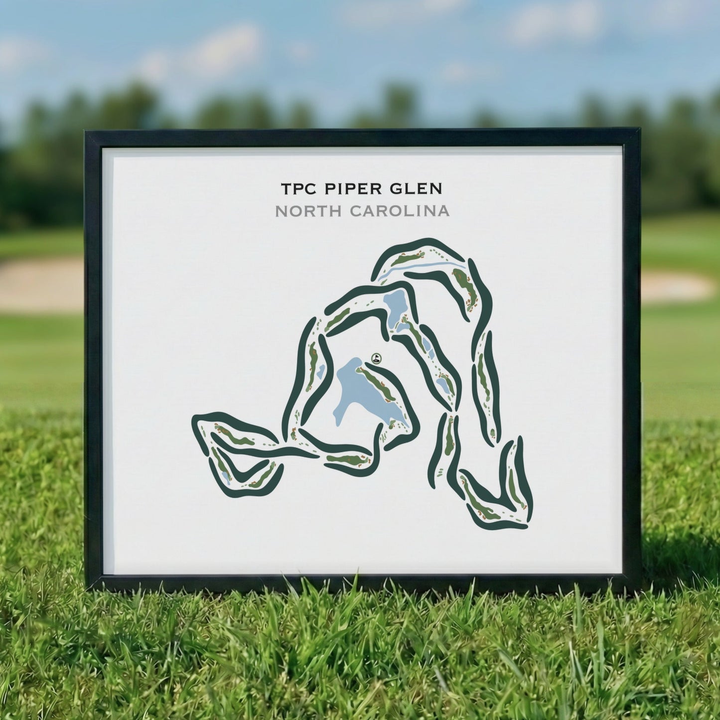 TPC Piper Glen, North Carolina - Printed Golf Courses