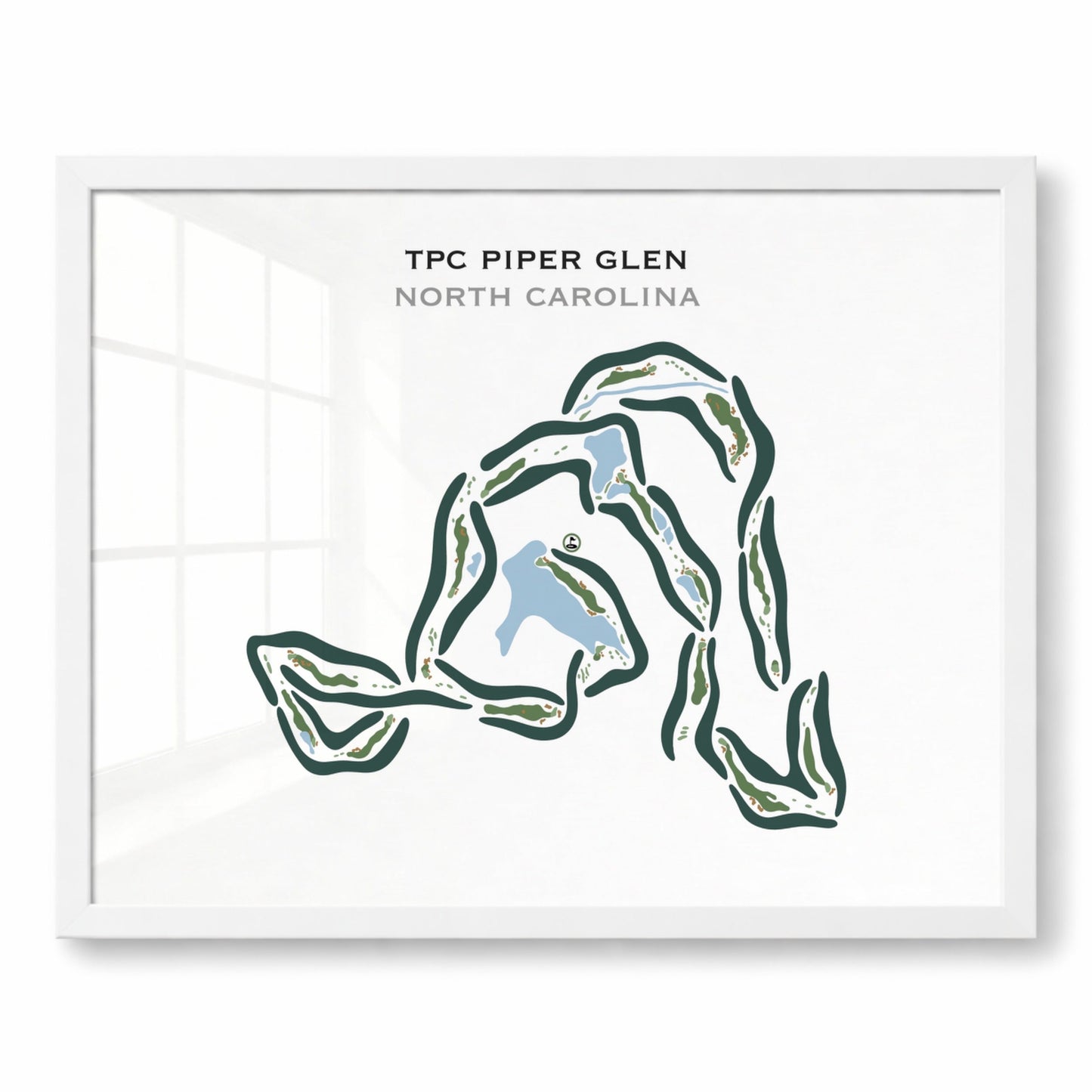 TPC Piper Glen, North Carolina - Printed Golf Courses
