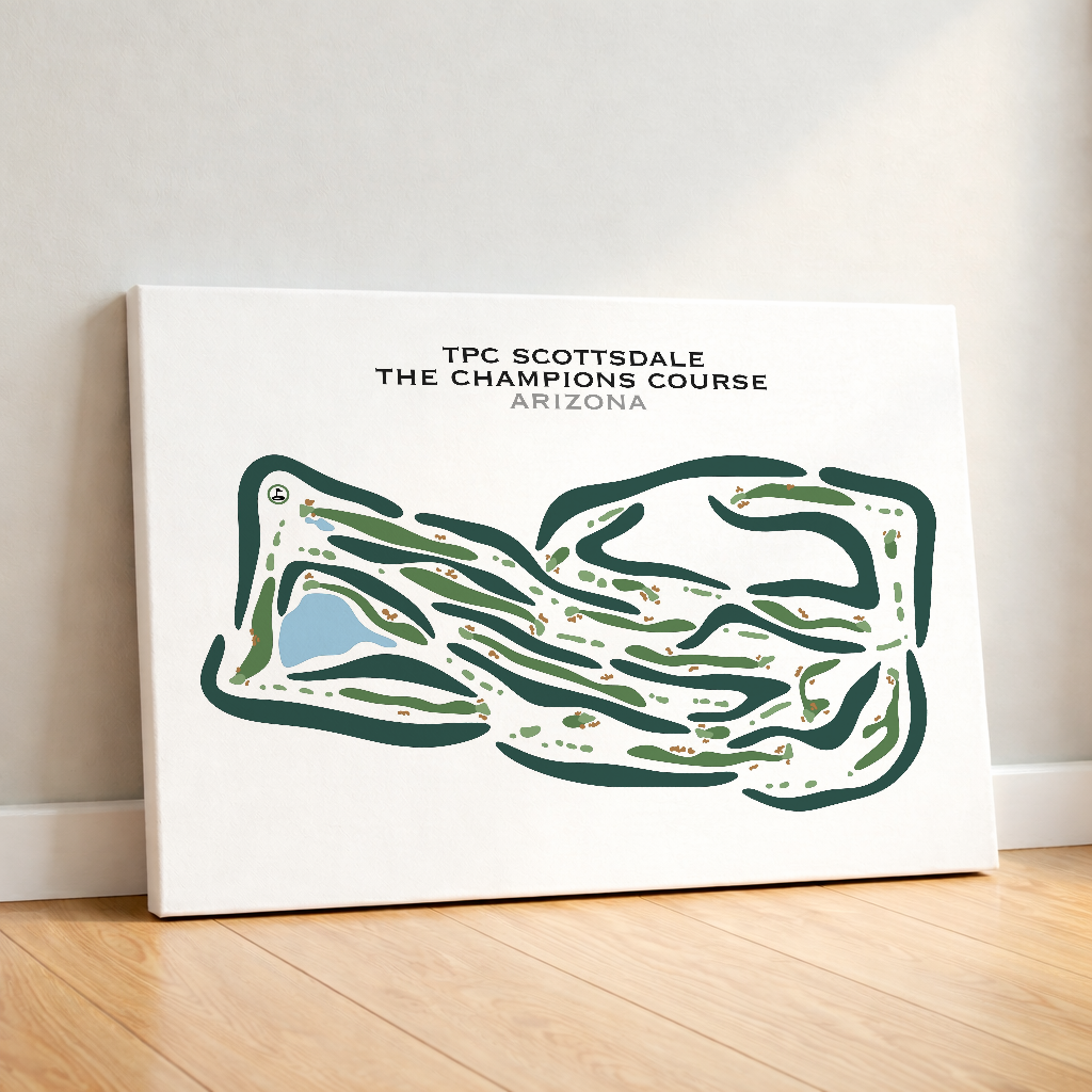 TPC Scottsdale The Champions Course, Arizona - Printed Golf Courses