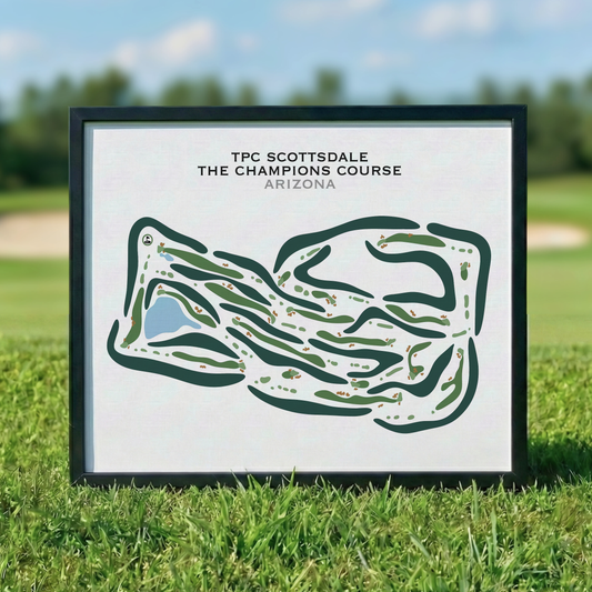 TPC Scottsdale The Champions Course, Arizona - Printed Golf Courses