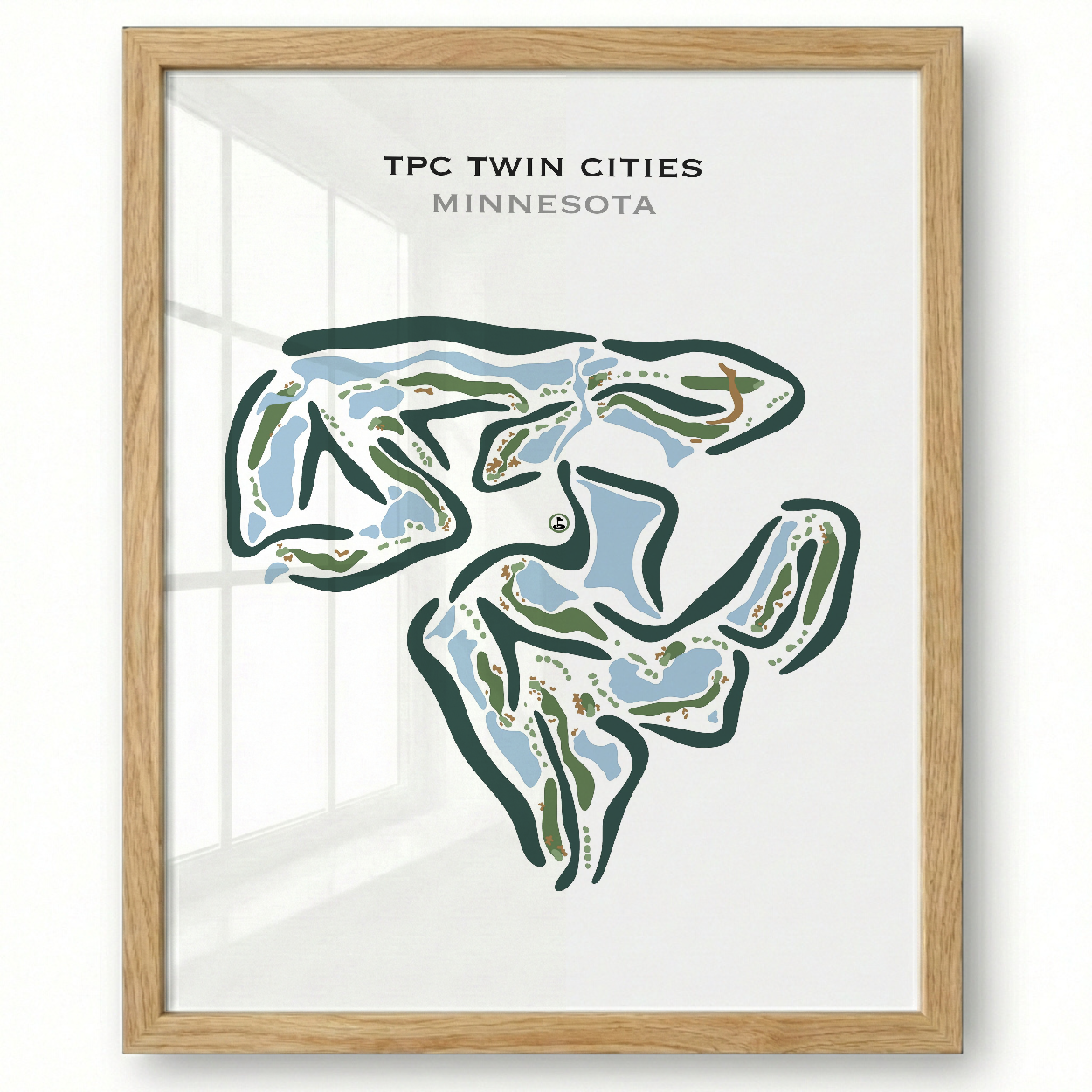 TPC Twin Cities, Minnesota - Printed Golf Courses