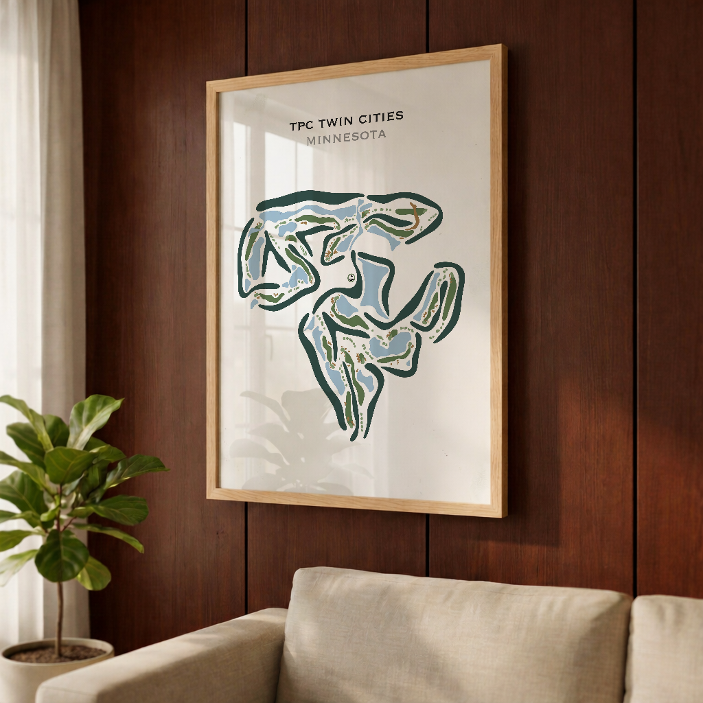 TPC Twin Cities, Minnesota - Printed Golf Courses