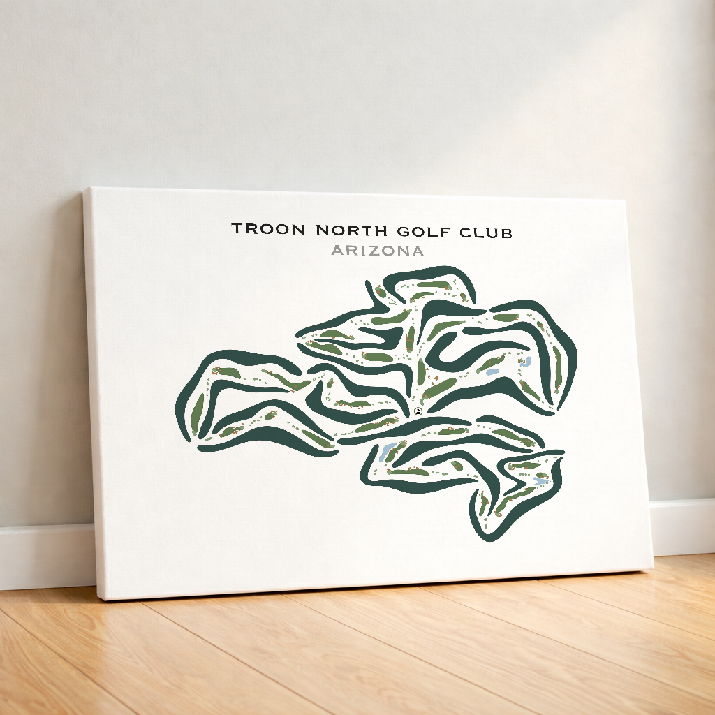 Troon North Golf Club, Arizona - Printed Golf Courses