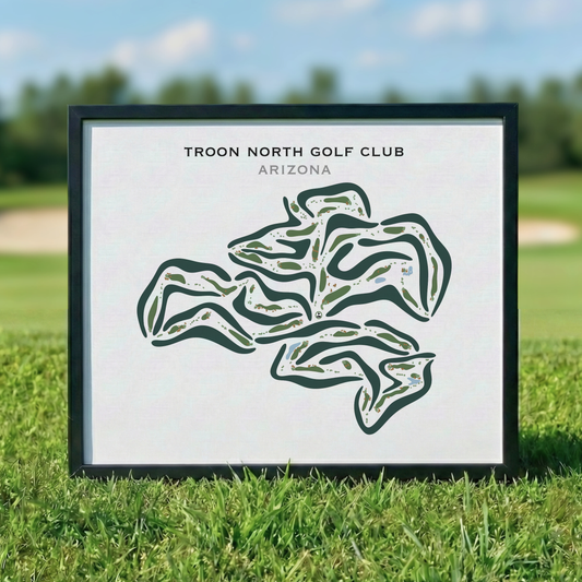 Troon North Golf Club, Arizona - Printed Golf Courses