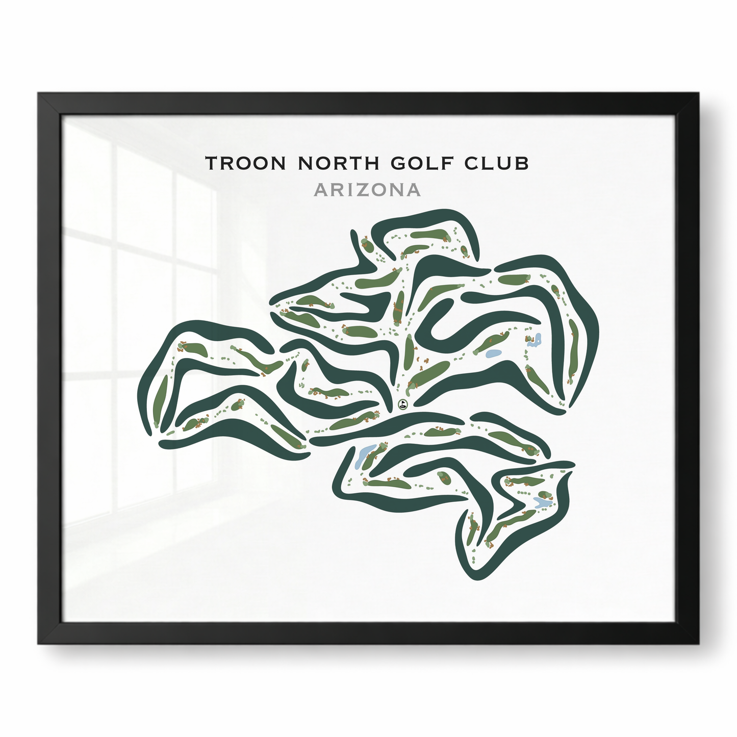Troon North Golf Club, Arizona - Printed Golf Courses