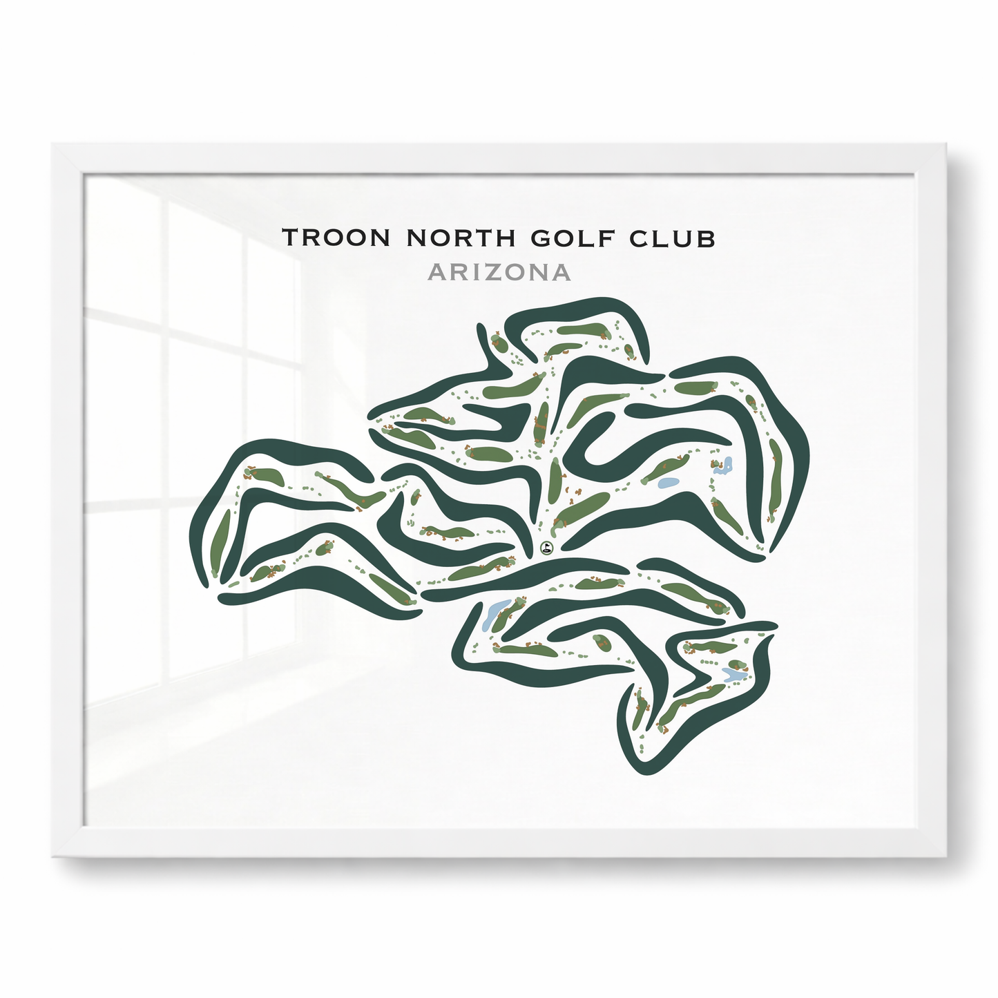 Troon North Golf Club, Arizona - Printed Golf Courses