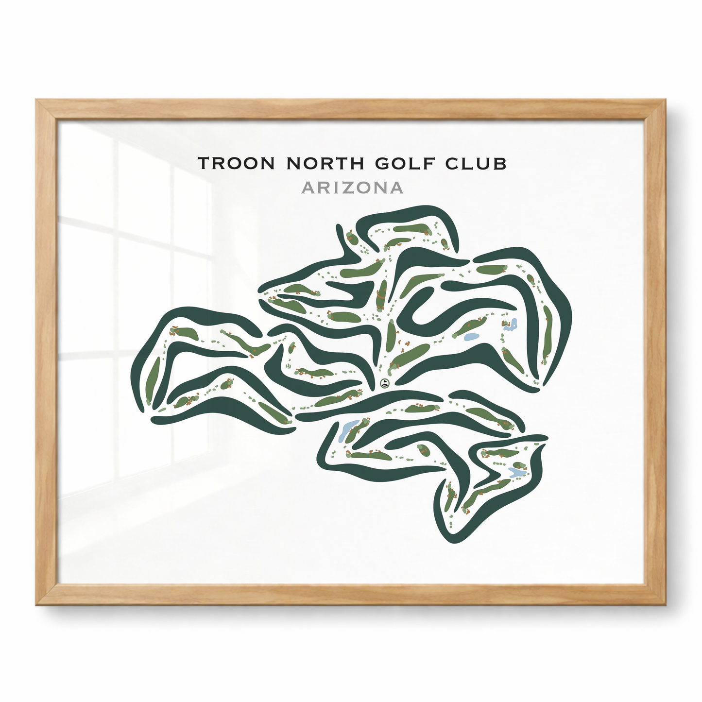 Troon North Golf Club, Arizona - Printed Golf Courses