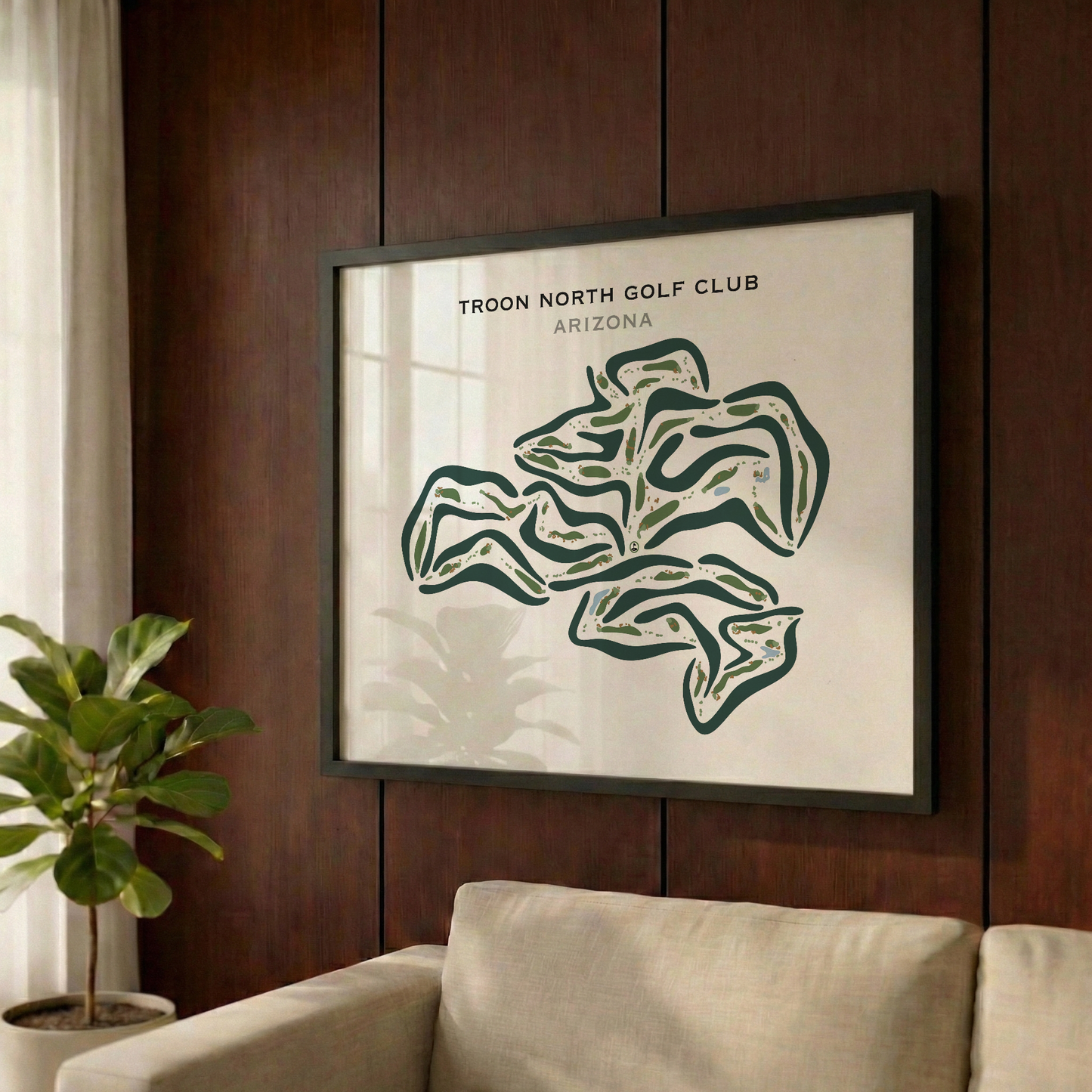 Troon North Golf Club, Arizona - Printed Golf Courses