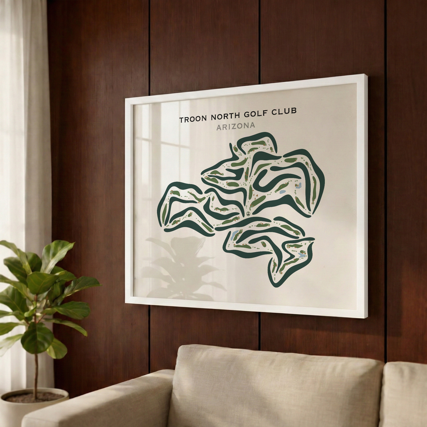 Troon North Golf Club, Arizona - Printed Golf Courses