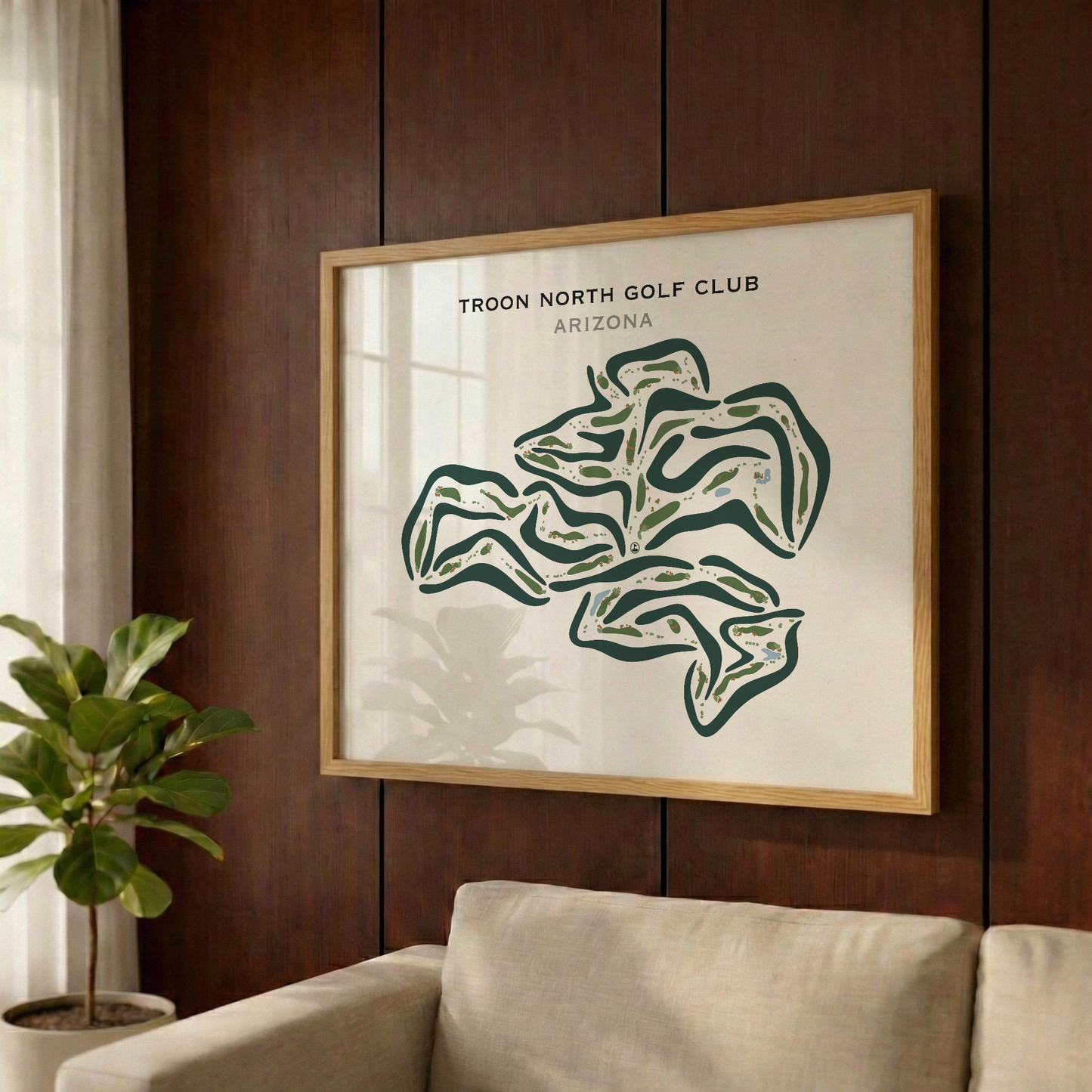 Troon North Golf Club, Arizona - Printed Golf Courses