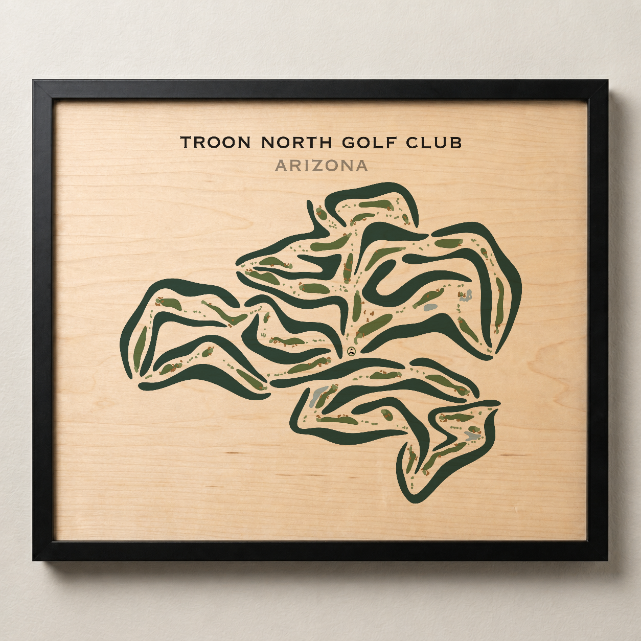 Troon North Golf Club, Arizona - Printed Golf Courses