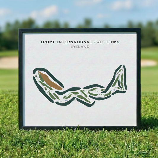 Trump International Golf Links Doonbeg, Ireland - Printed Golf Course
