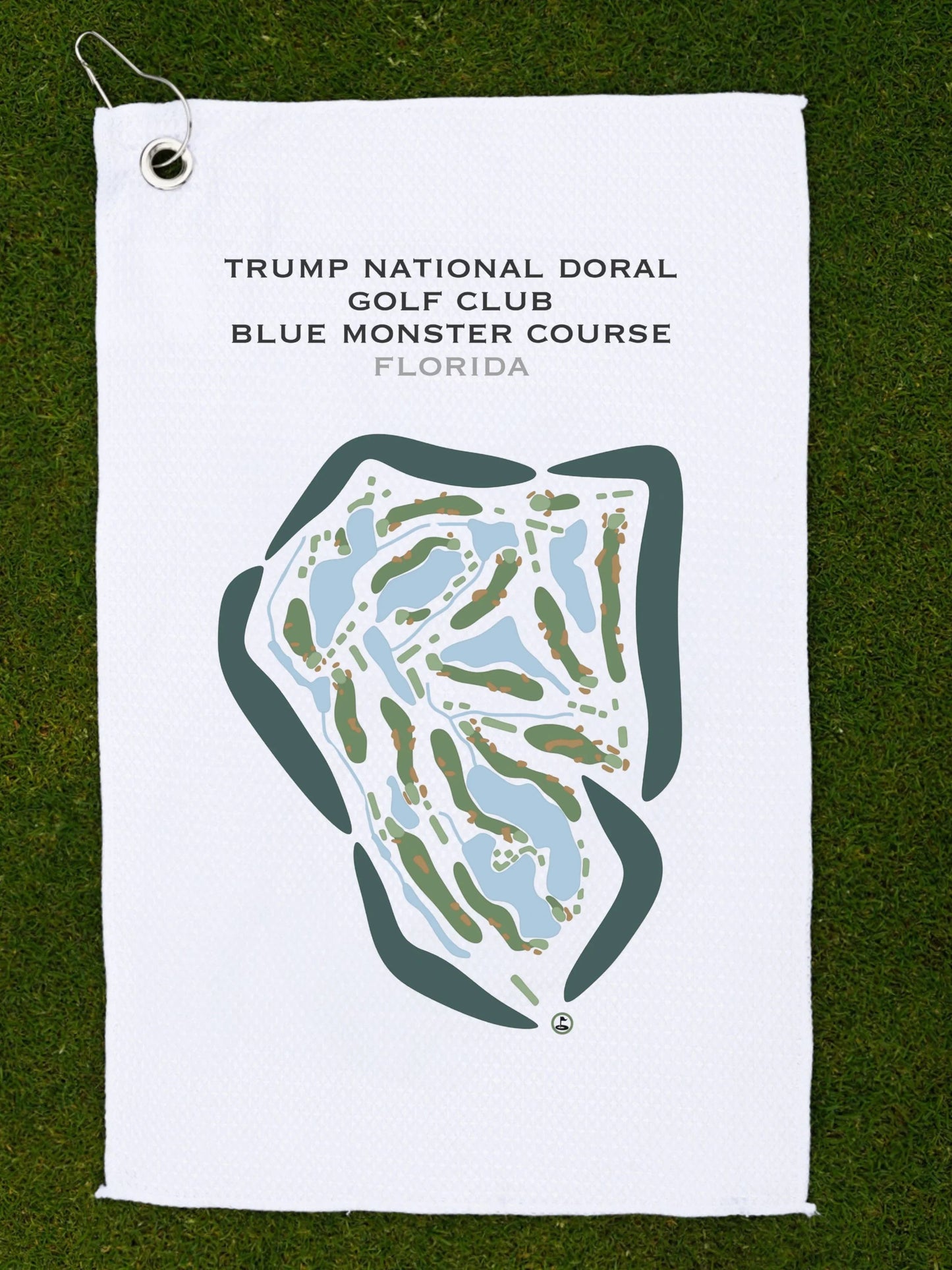 Trump National Doral Golf Club, Blue Monster Course, Florida - Printed Golf Courses