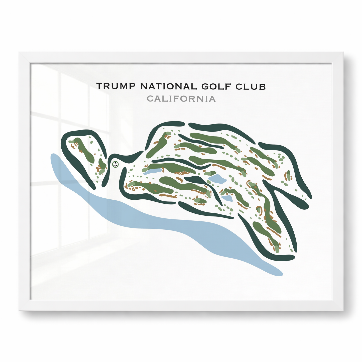 Trump National Golf Club, California - Printed Golf Courses