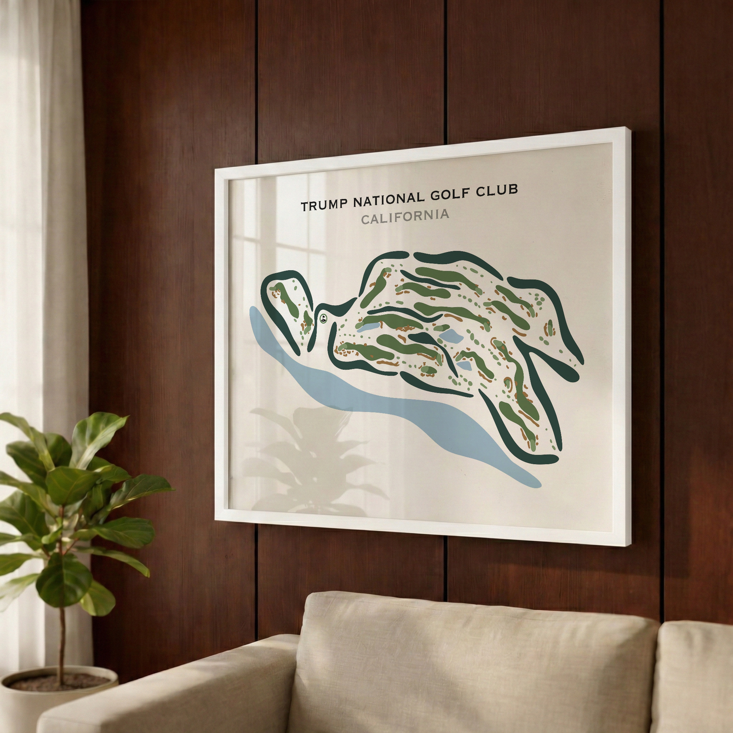 Trump National Golf Club, California - Printed Golf Courses