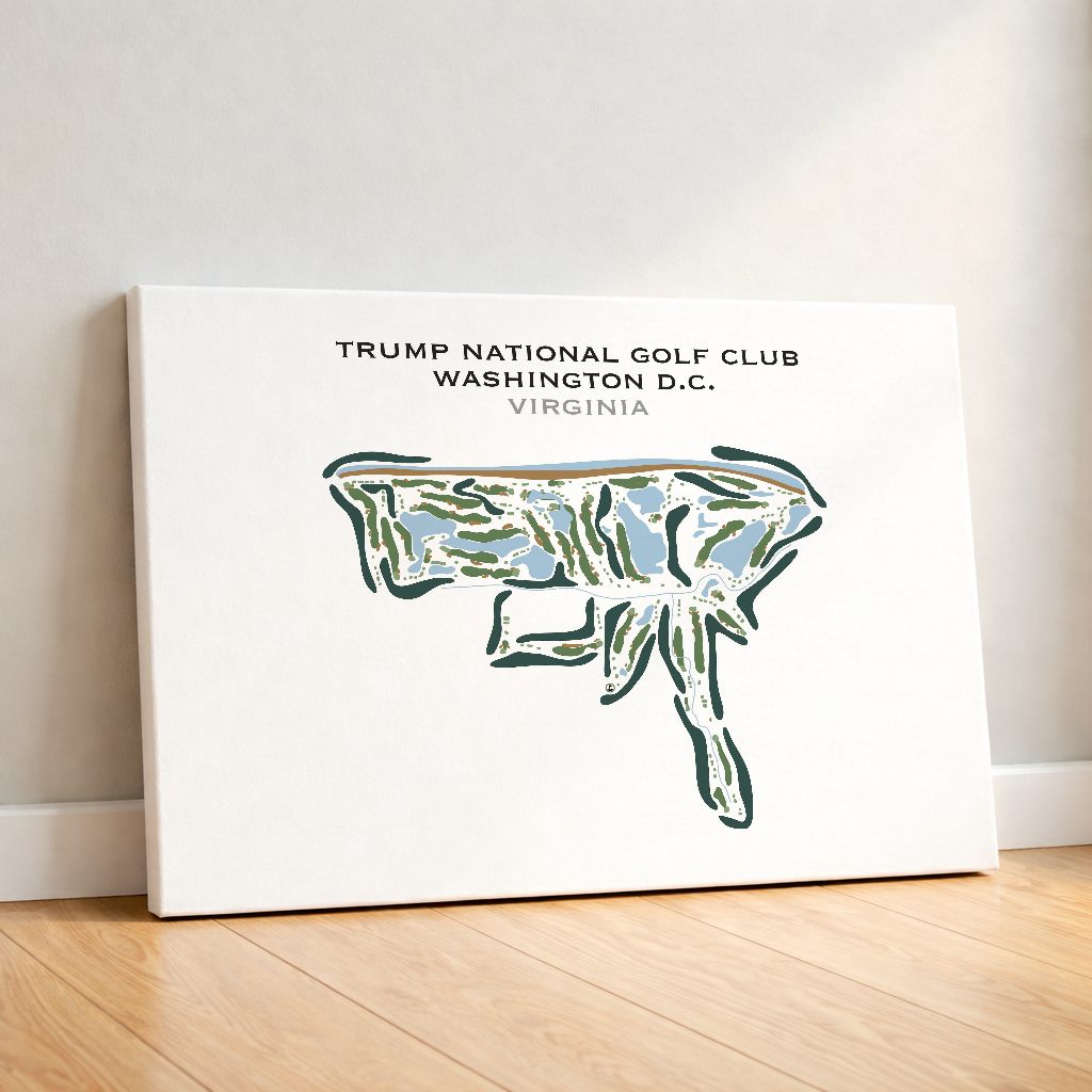 Trump National Golf Club, Washington DC, Virginia - Printed Golf Courses