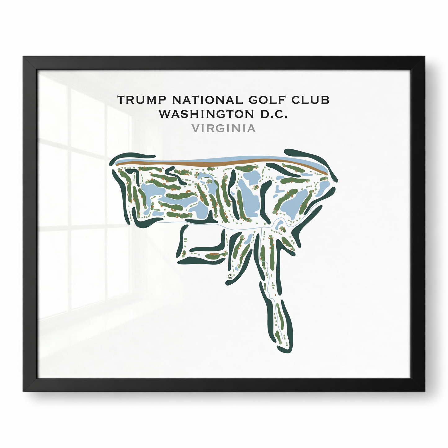 Trump National Golf Club, Washington DC, Virginia - Printed Golf Courses