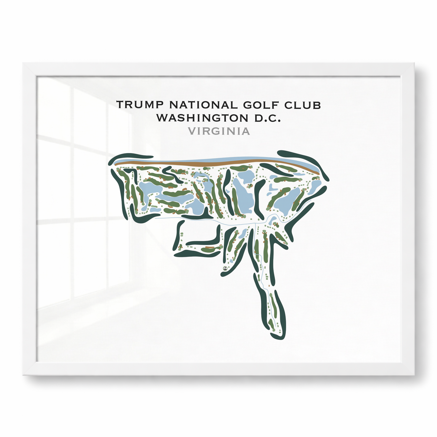 Trump National Golf Club, Washington DC, Virginia - Printed Golf Courses