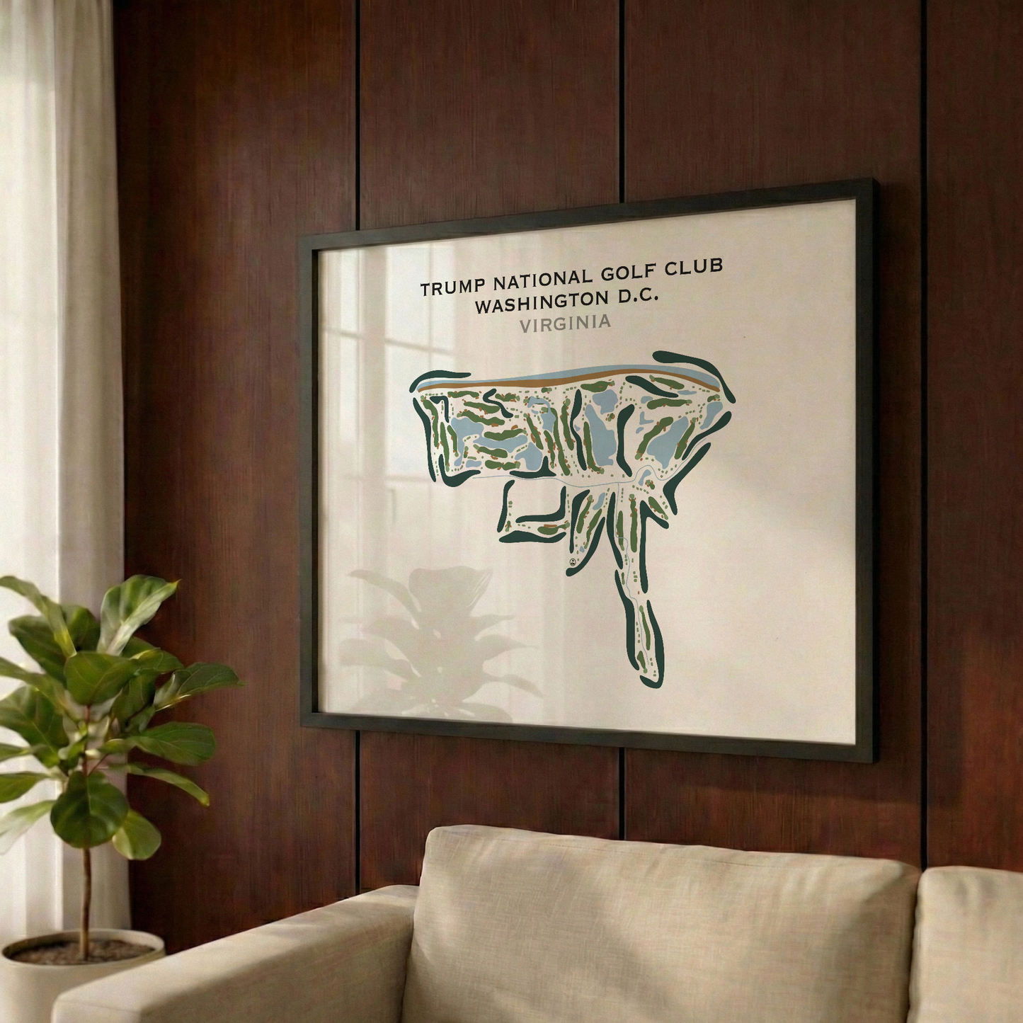 Trump National Golf Club, Washington DC, Virginia - Printed Golf Courses