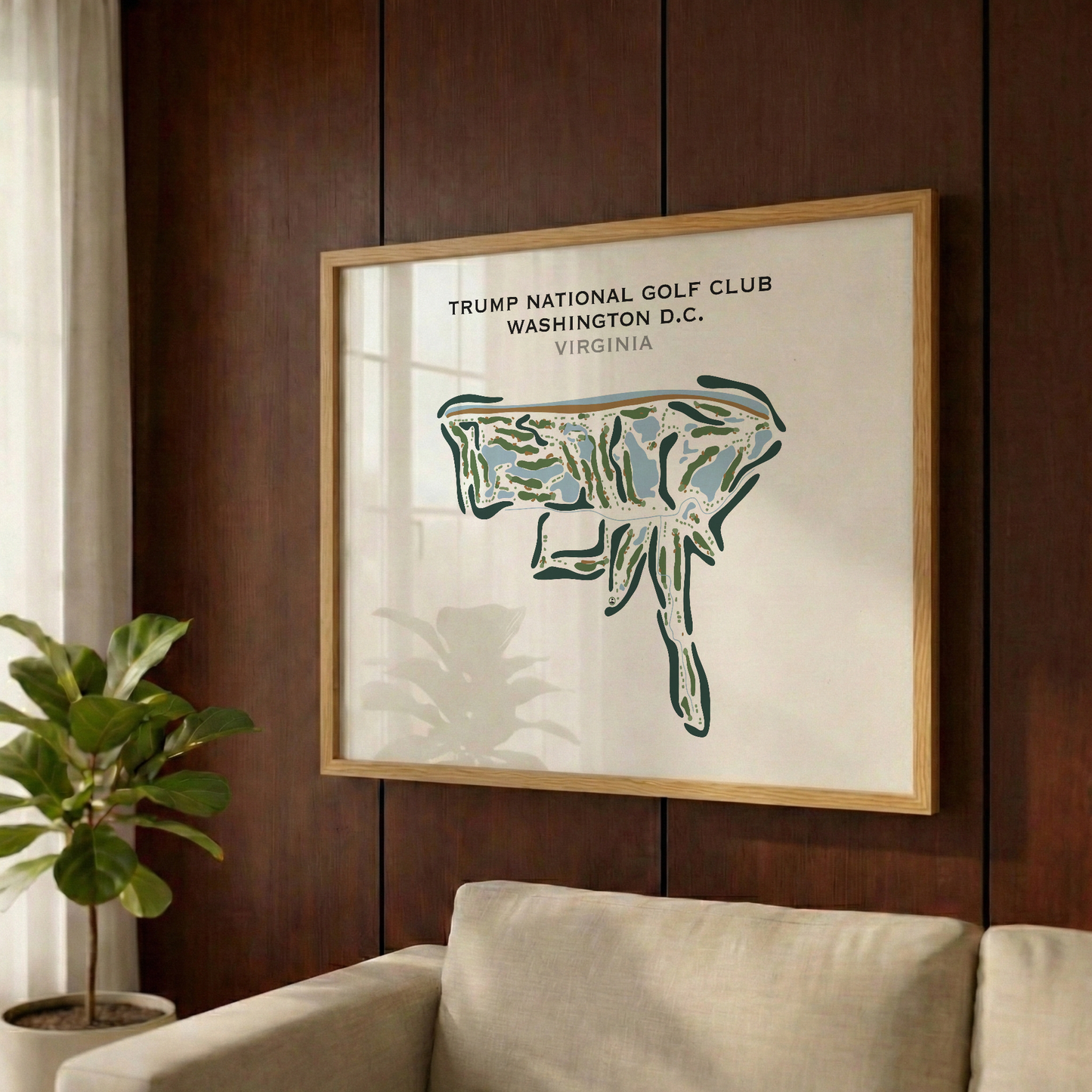 Trump National Golf Club, Washington DC, Virginia - Printed Golf Courses
